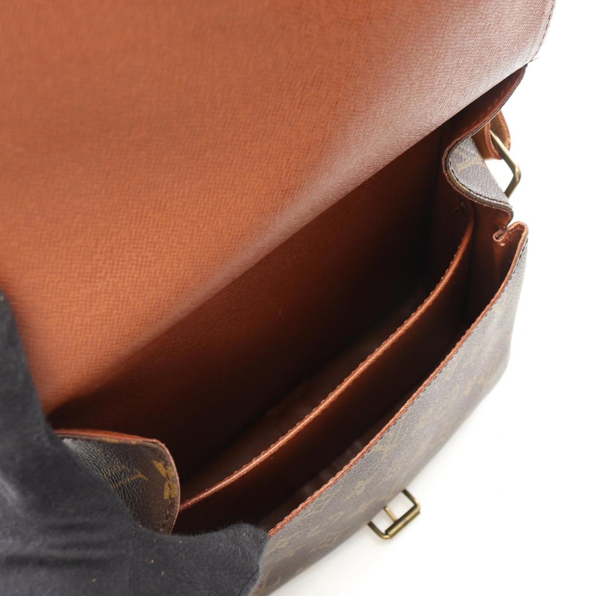 Louis Vuitton Brown Coated Canvas Pvc Leather Shoulder Bag (Pre-Owned)