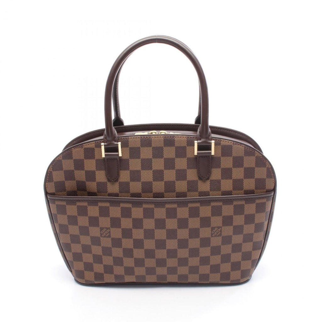 Louis Vuitton Brown Damier Canvas Pvc Leather Handbag (Pre-Owned)