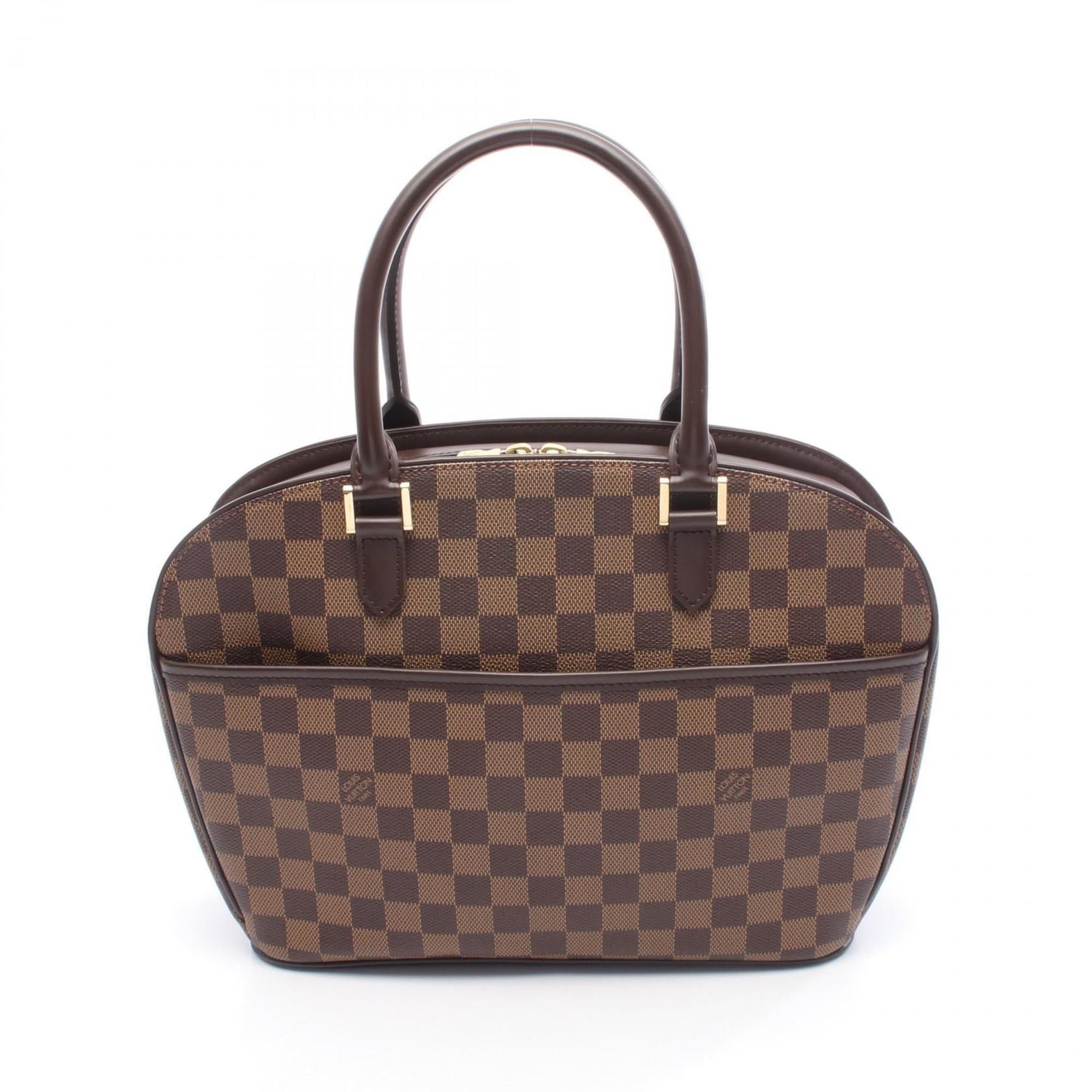 Louis Vuitton Brown Damier Canvas Pvc Leather Handbag (Pre-Owned)