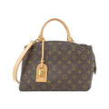Louis Vuitton Monogram Marron Coated Canvas Handbag (Pre-Owned)