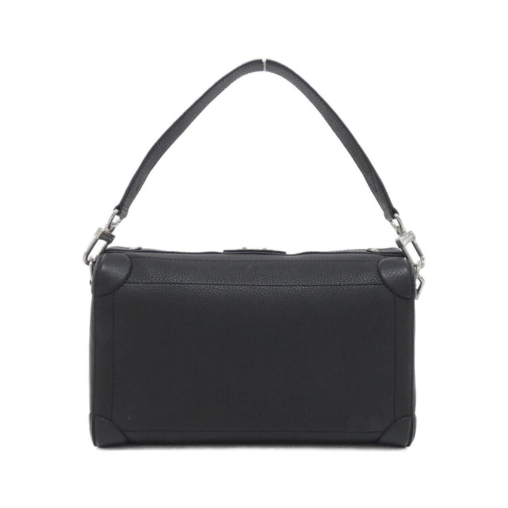 Louis Vuitton Black Leather Shoulder Bag (Pre-Owned)