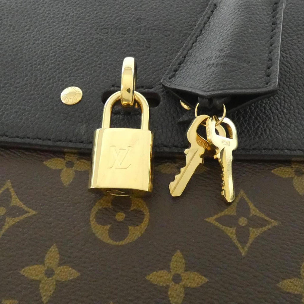 Louis Vuitton Monogram Black Marron Monogram Monogram Leather Handbag (Pre-Owned)