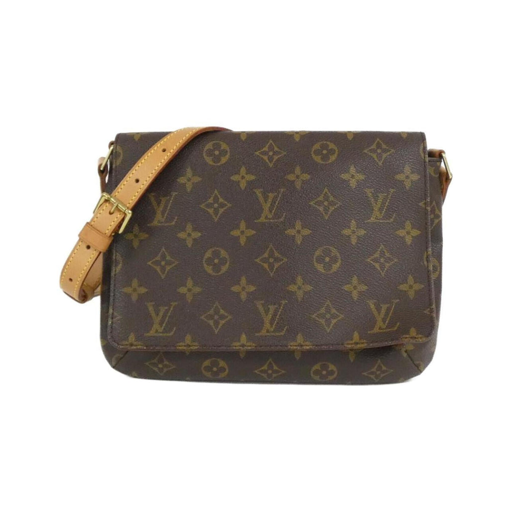 Louis Vuitton Marron Coated Canvas Shoulder Bag (Pre-Owned)