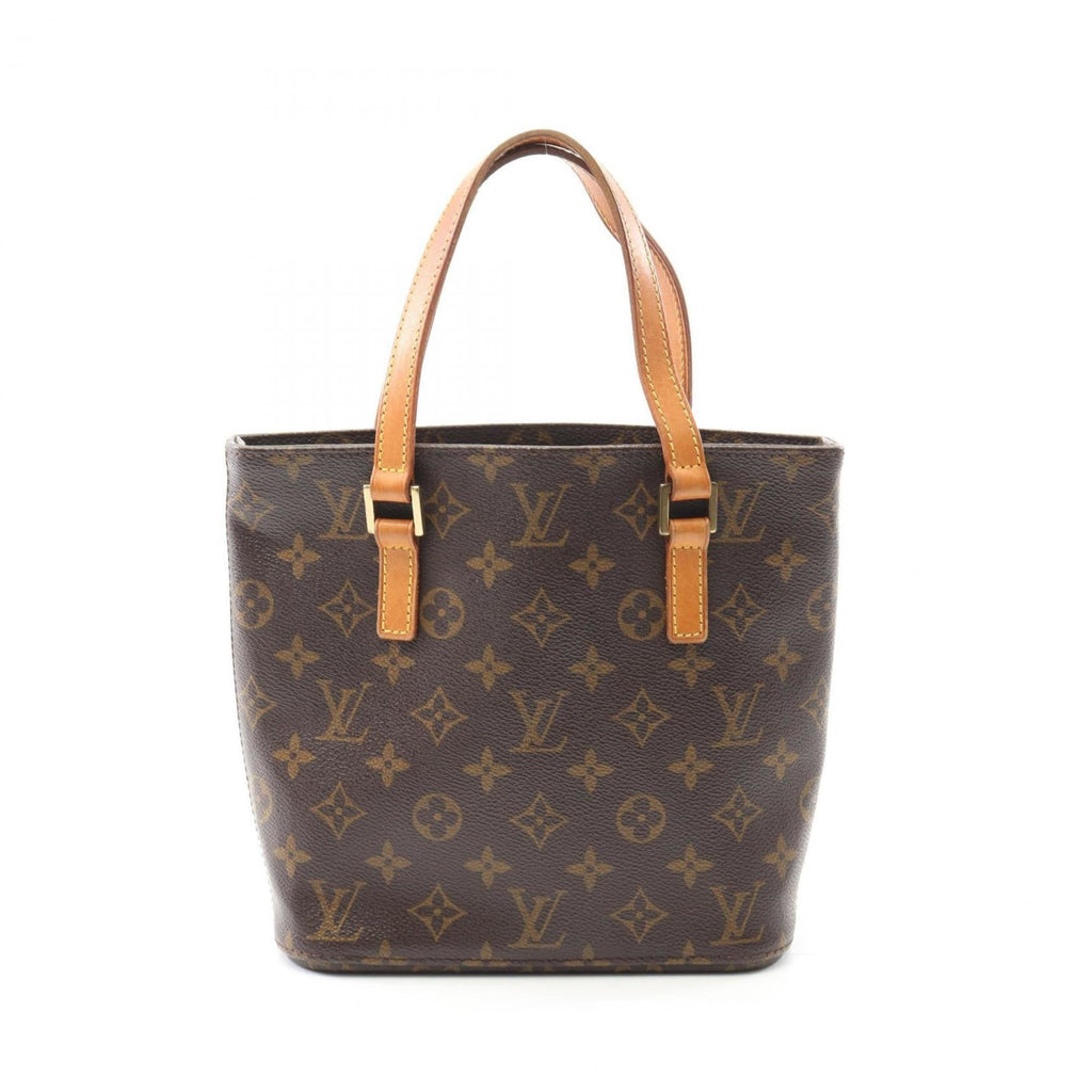 Louis Vuitton Monogram Brown Coated Canvas Leather Handbag (Pre-Owned)