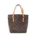Louis Vuitton Monogram Brown Coated Canvas Leather Handbag (Pre-Owned)