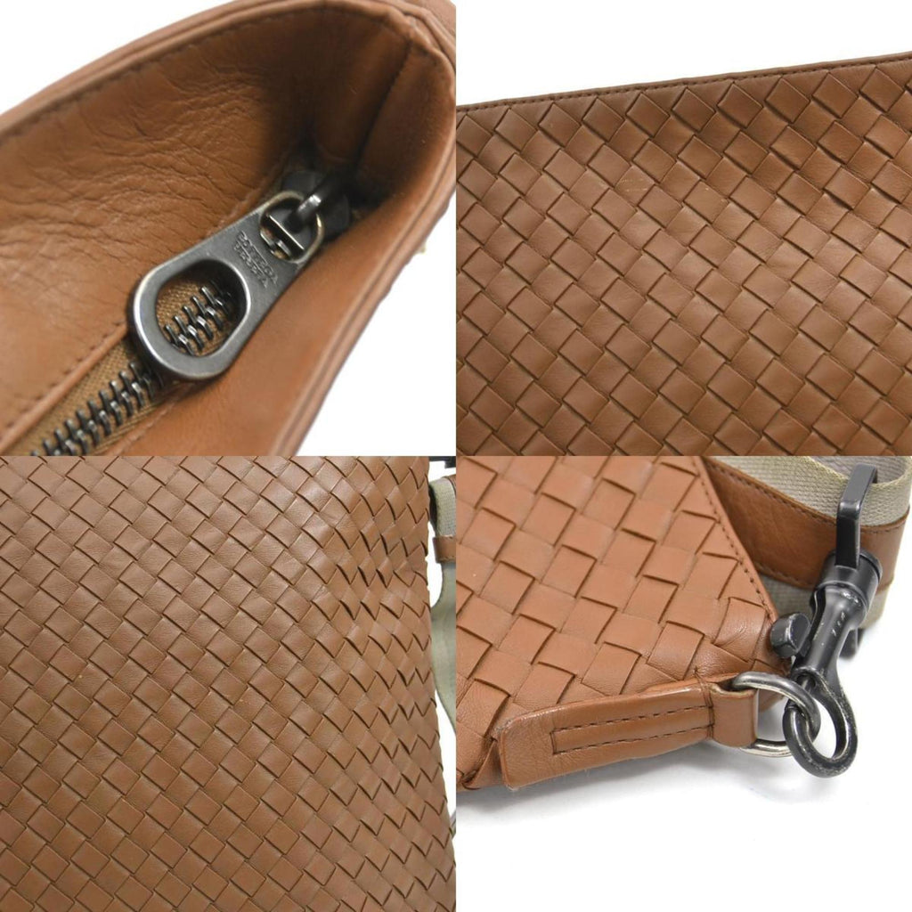 Flat Messenger Bag Intrecciato Nappa Large