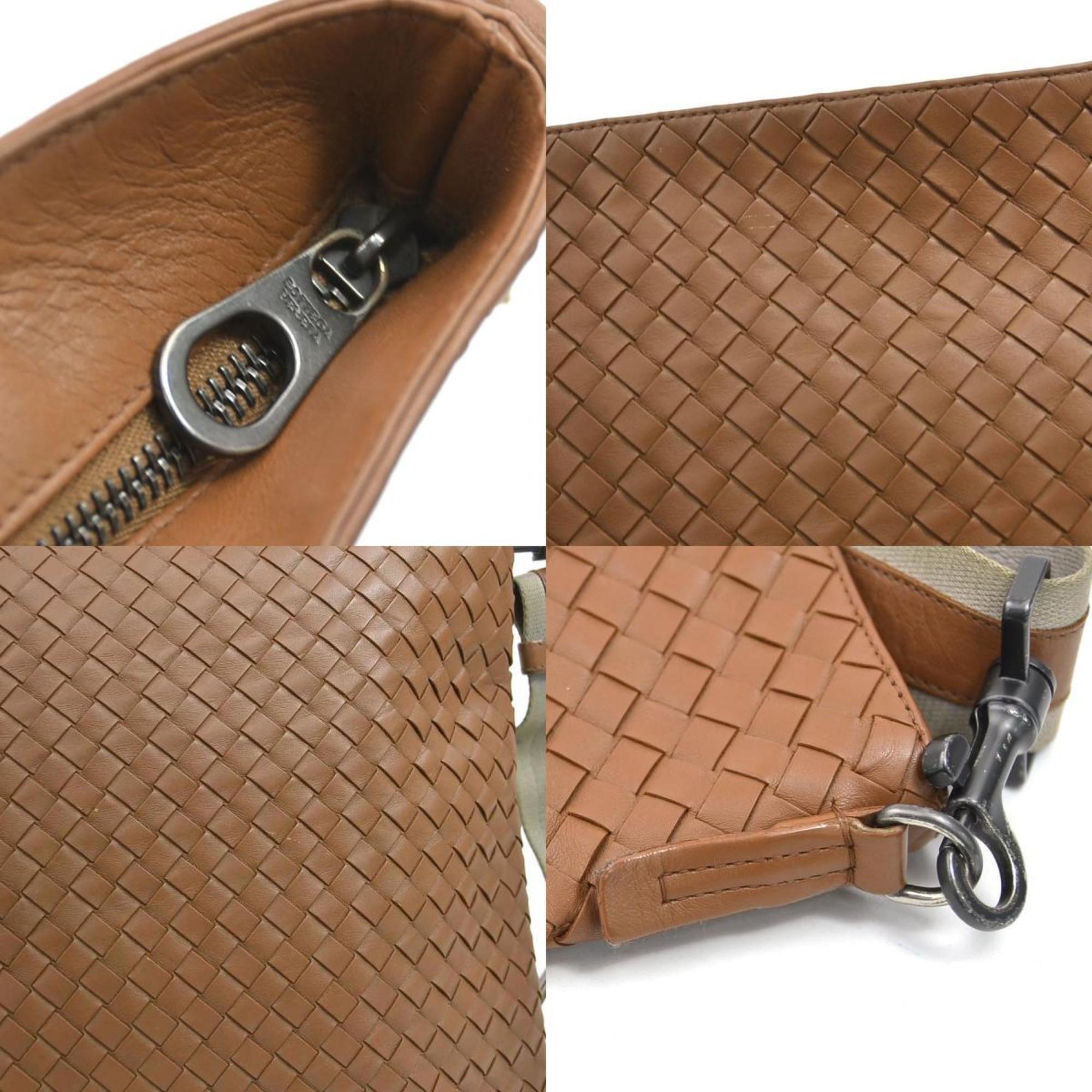 Flat Messenger Bag Intrecciato Nappa Large