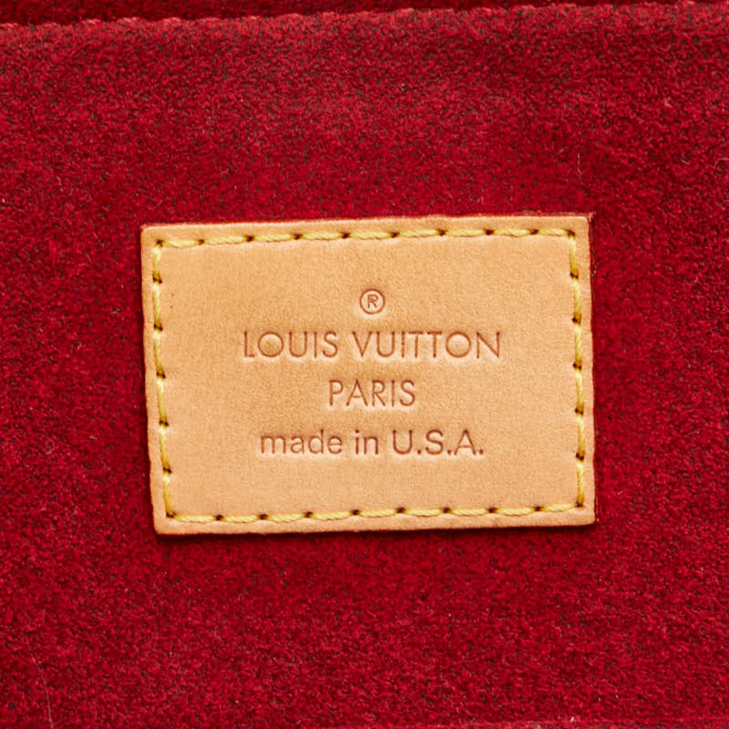 Louis Vuitton Brown Pvc Leather Handbag Shoulder Bag (Pre-Owned)