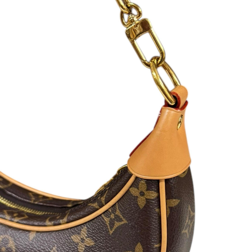 Louis Vuitton Brown Monogram Canvas Shoulder Bag (Pre-Owned)