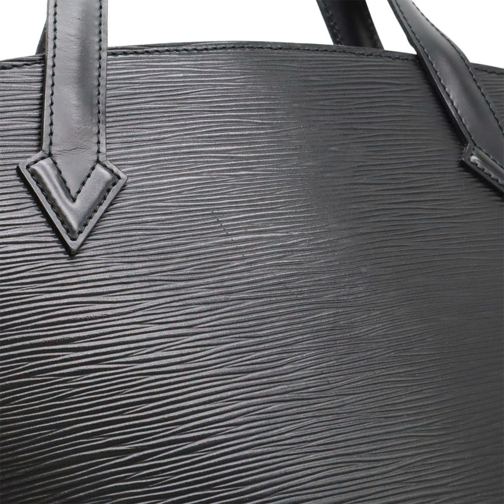 Louis Vuitton Black Noir Epi Leather Handbag Tote Bag (Pre-Owned)
