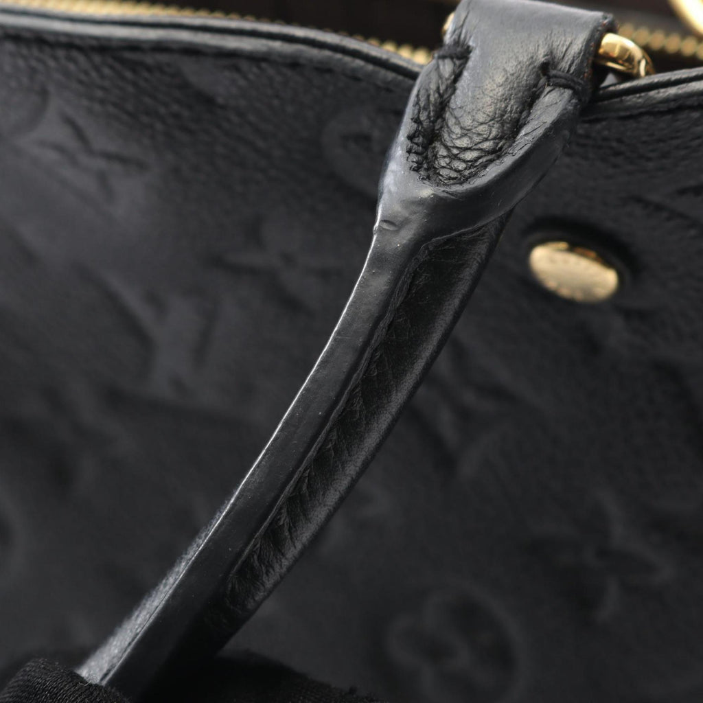 Louis Vuitton Black Cuir Ombre Leather Monogram Empreinte Handbag (Pre-Owned)