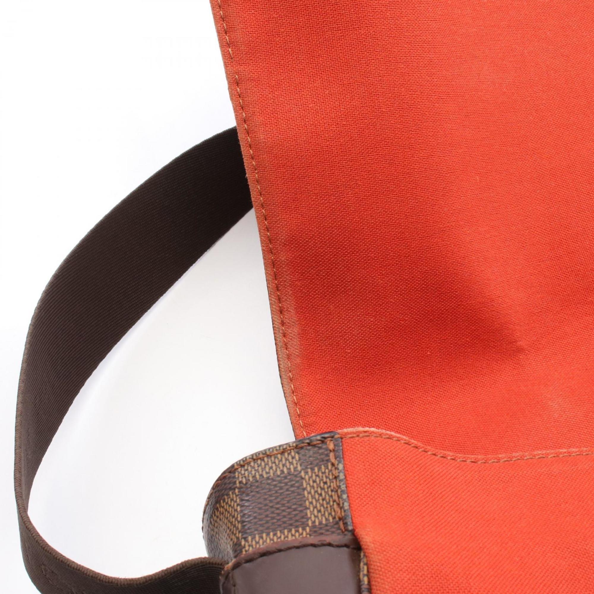 Louis Vuitton Brown Ebene Coated Canvas Leather Shoulder Bag (Pre-Owned)