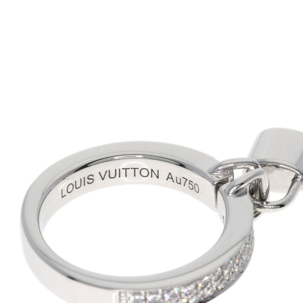 Louis Vuitton White Gold (18K) Band Ring (Pre-Owned)