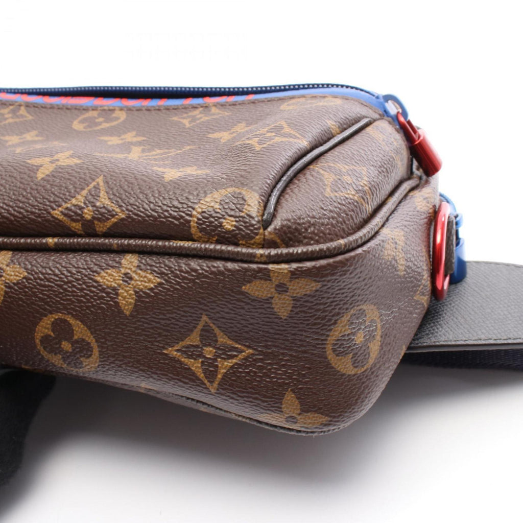 Louis Vuitton Brown Multi-Color Monogram Pvc Coated Canvas Leather Fanny Pack (Pre-Owned)