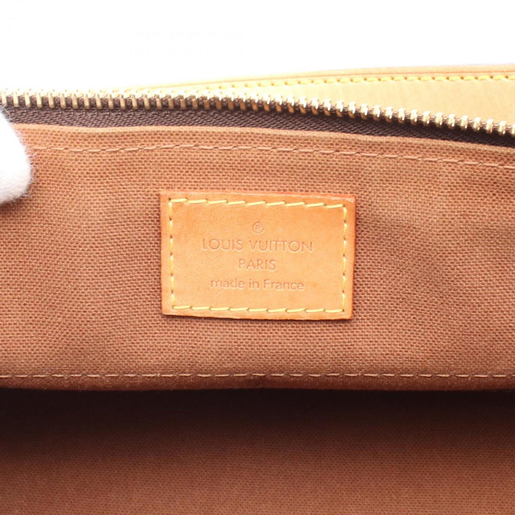 Louis Vuitton Brown Coated Canvas Leather Shoulder Bag (Pre-Owned)