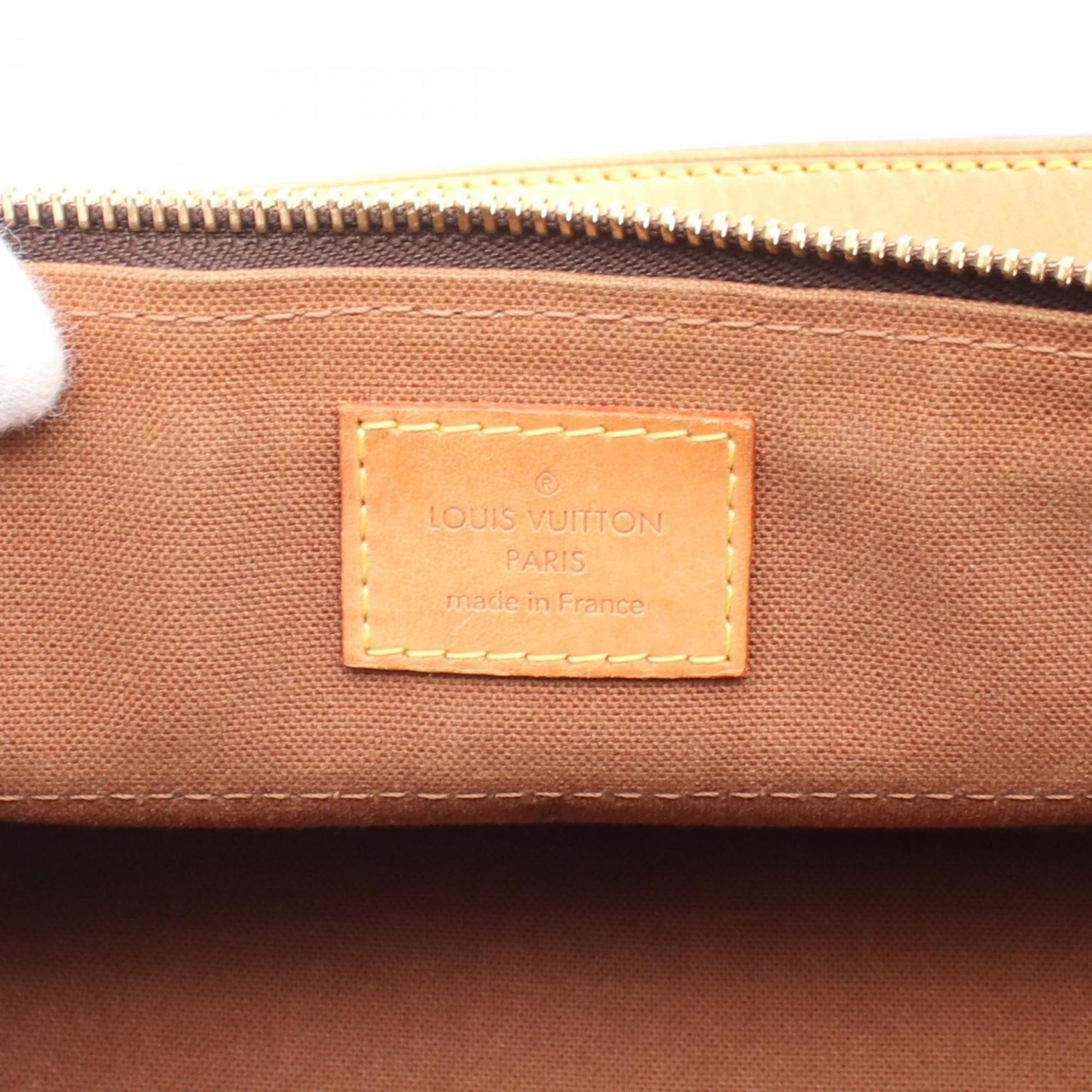 Louis Vuitton Brown Coated Canvas Leather Shoulder Bag (Pre-Owned)