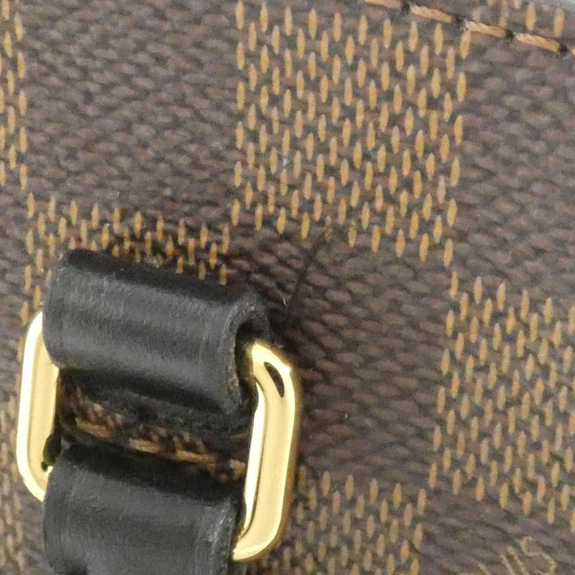 Louis Vuitton Brown Coated Canvas Handbag (Pre-Owned)