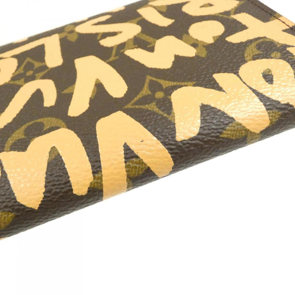Louis Vuitton Brown Coated Canvas Long Wallet (Bi-Fold) (Pre-Owned)