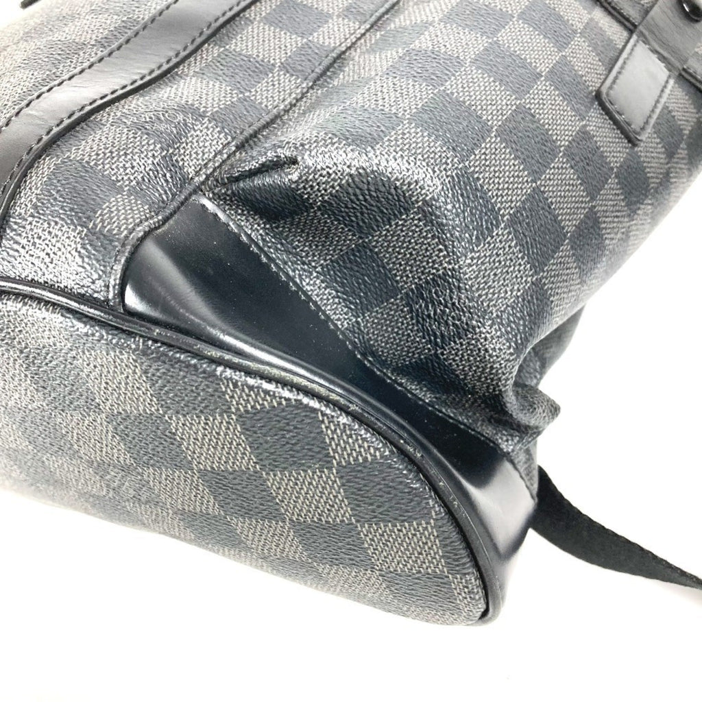 Louis Vuitton Black Damier Graphite Backpack (Pre-Owned)