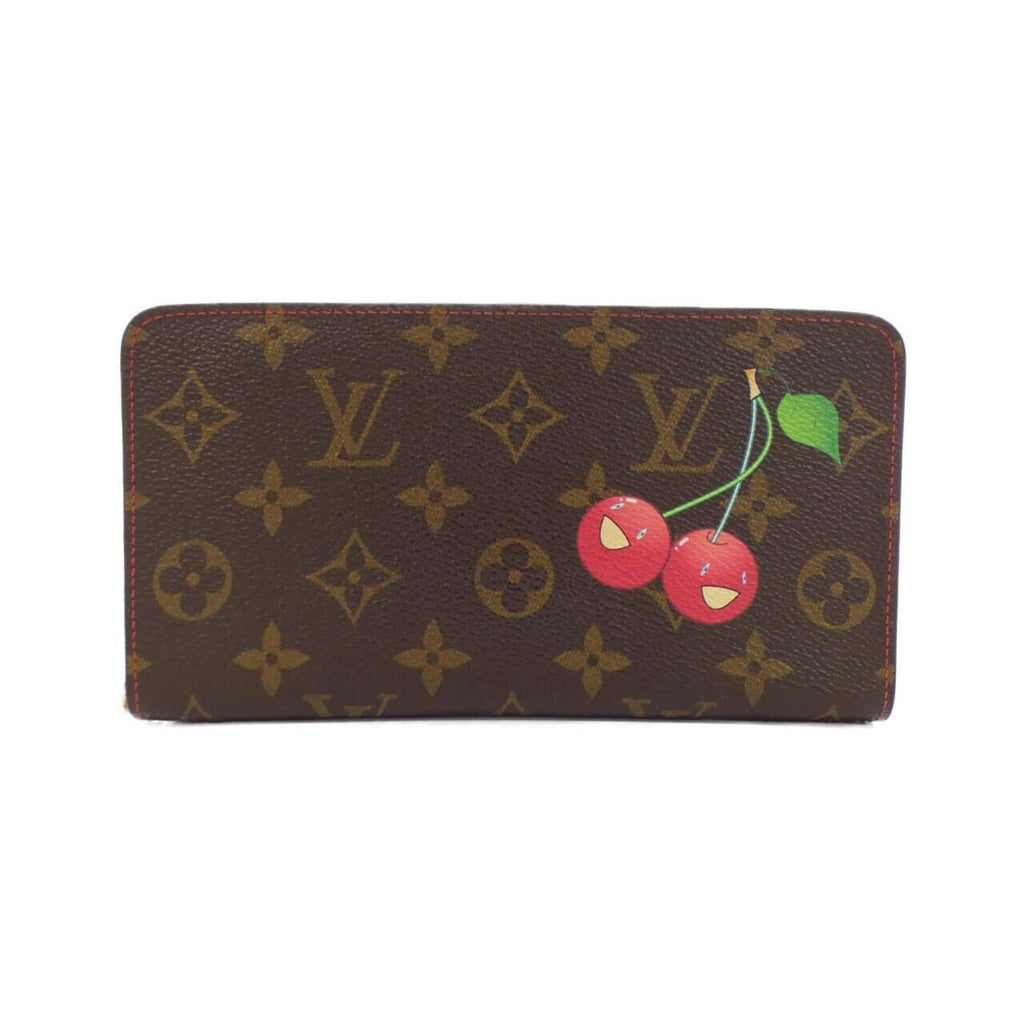 Louis Vuitton Monogram Cherry Marron Monogram Cherry Monogram Long Wallet (Bi-Fold) (Pre-Owned)