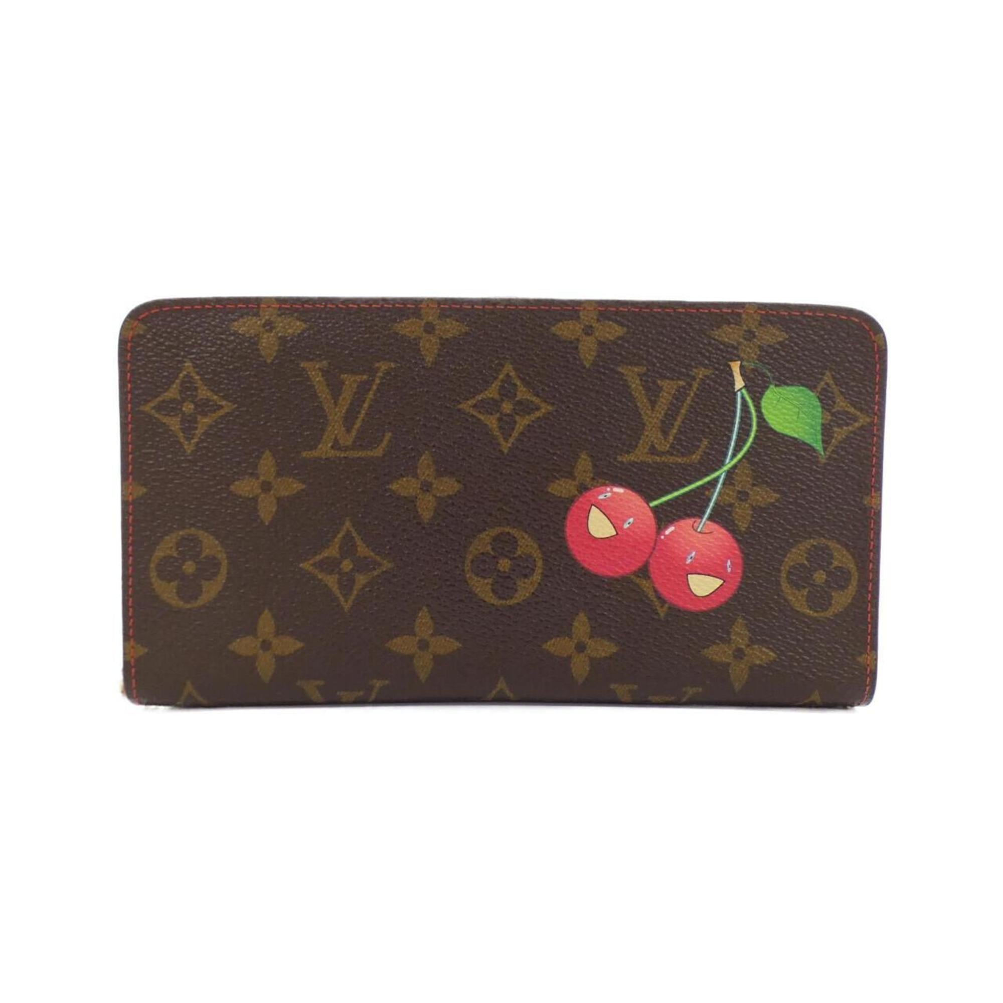 Louis Vuitton Monogram Cherry Marron Monogram Cherry Monogram Long Wallet (Bi-Fold) (Pre-Owned)