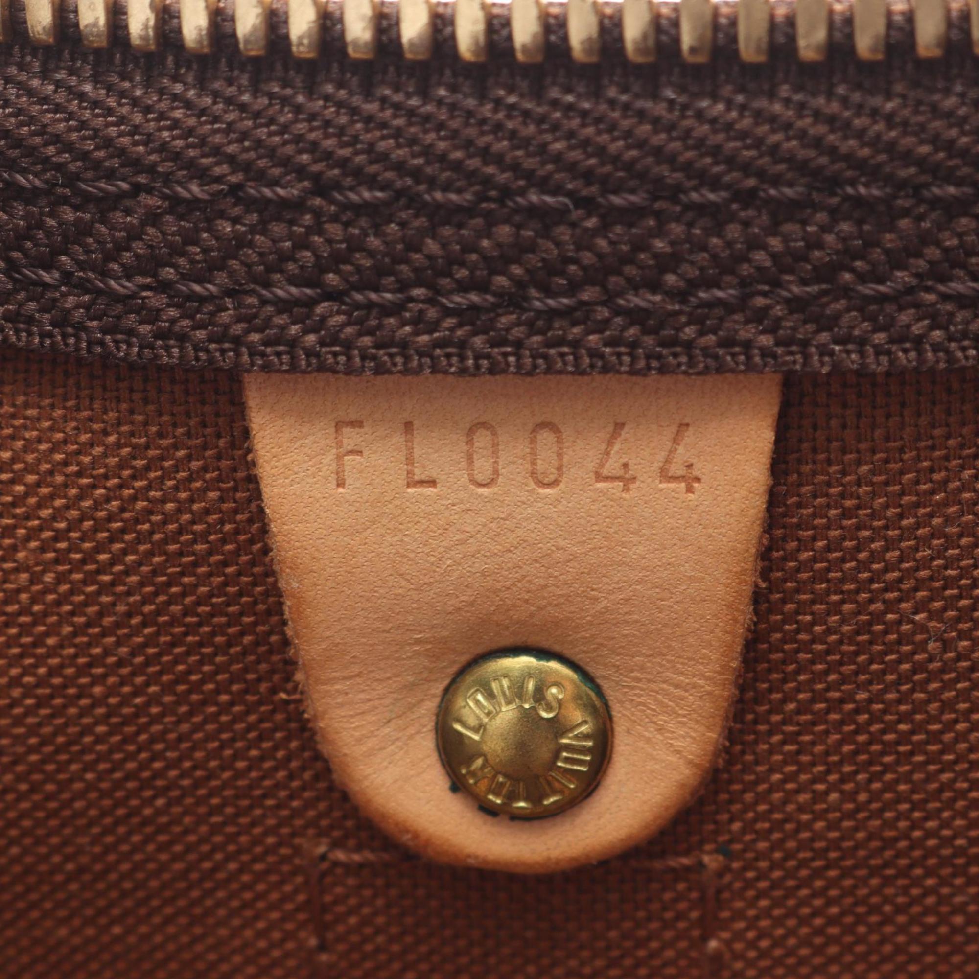 Louis Vuitton Brown Coated Canvas Pvc Monogram Leather Boston Bag (Pre-Owned)