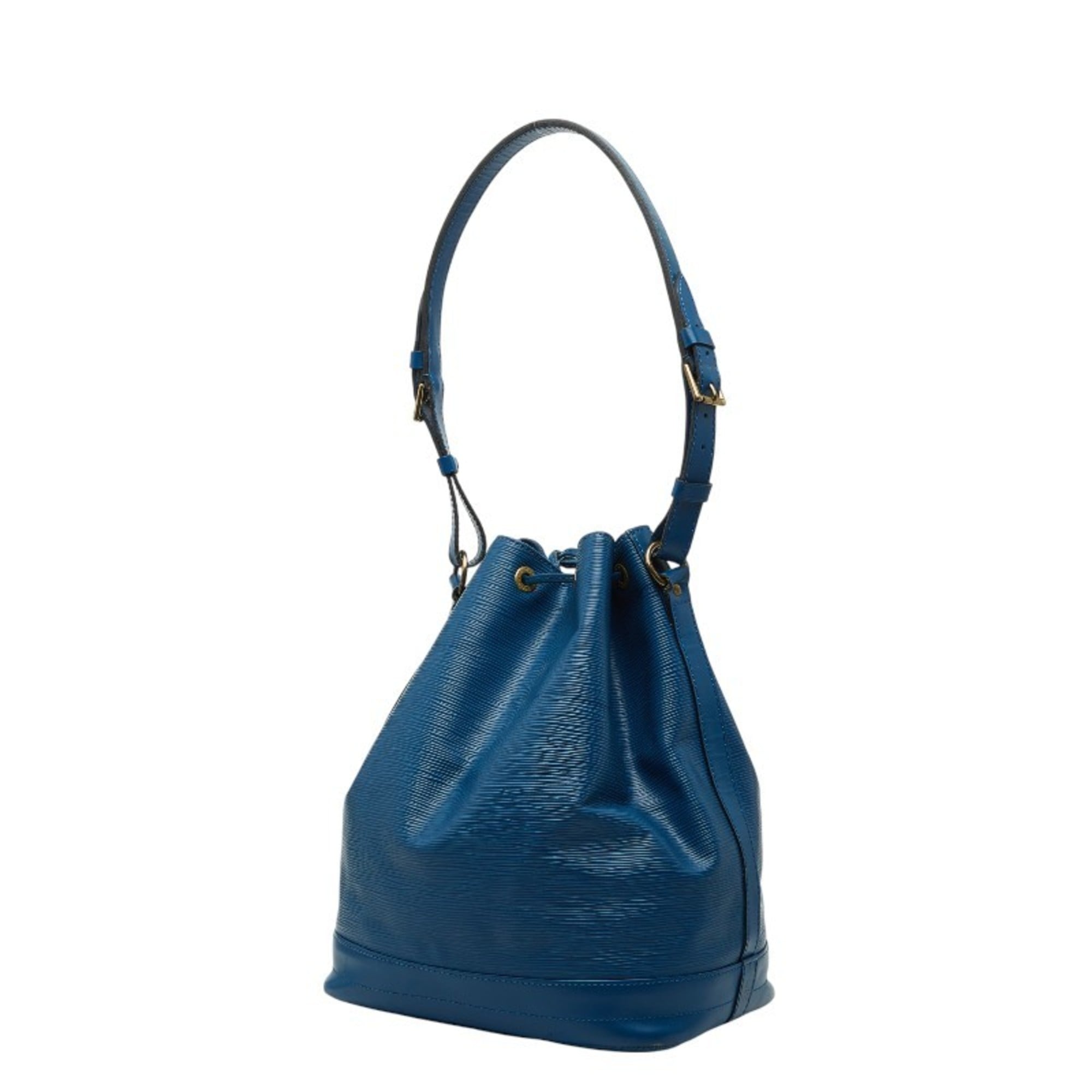 Louis Vuitton Toledo Blue Leather Shoulder Bag (Pre-Owned)