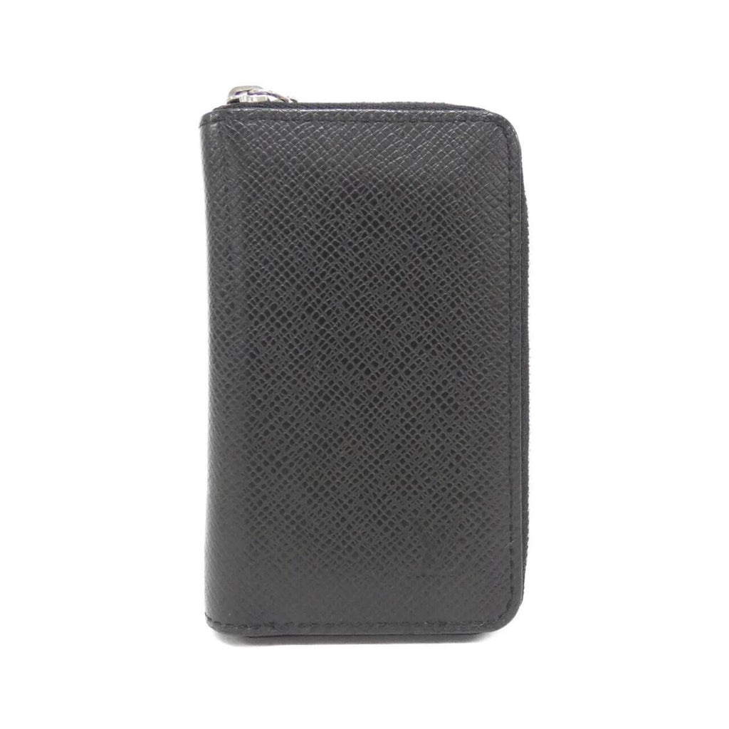 Louis Vuitton Black Leather Coin Purse/Coin Case (Pre-Owned)