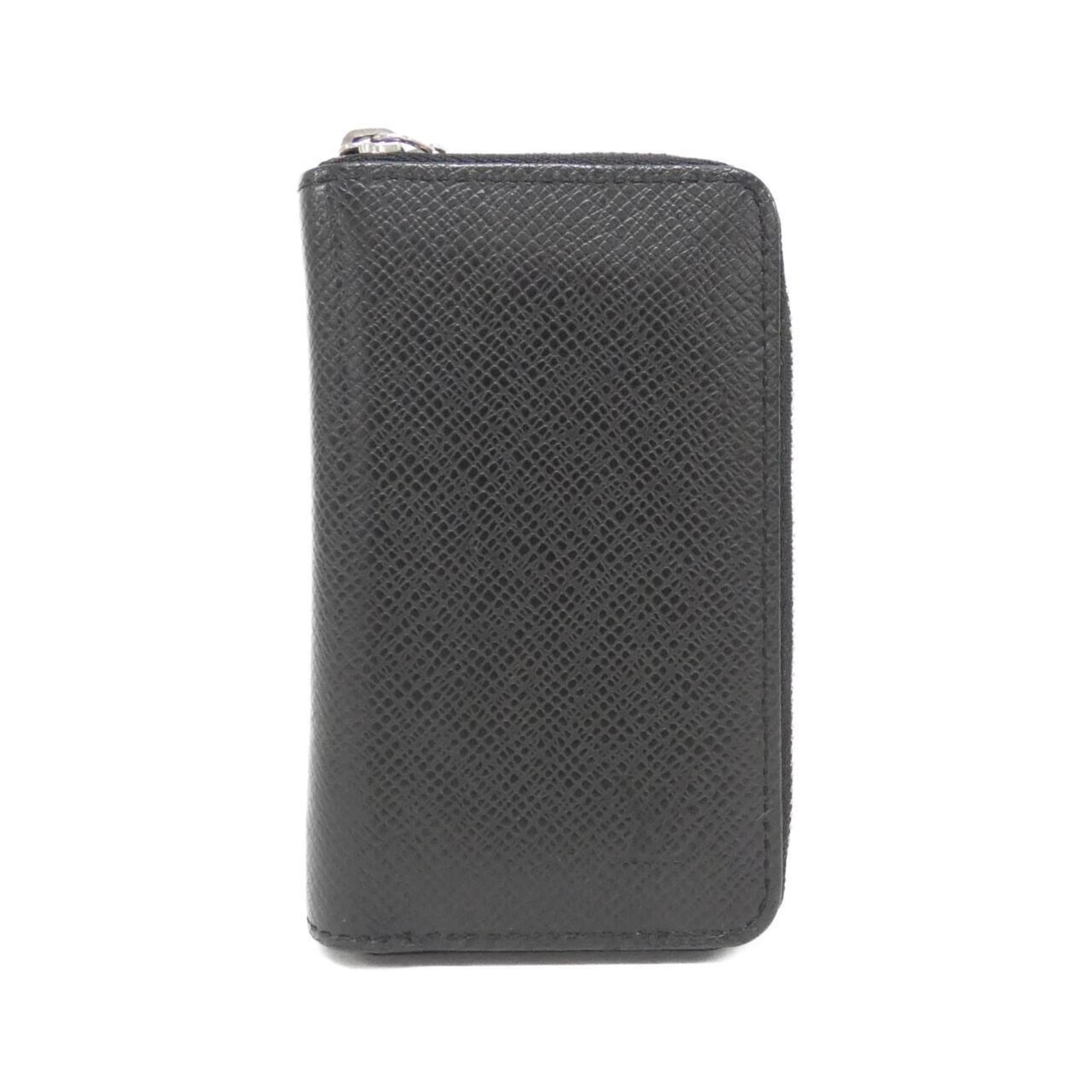 Louis Vuitton Black Leather Coin Purse/Coin Case (Pre-Owned)