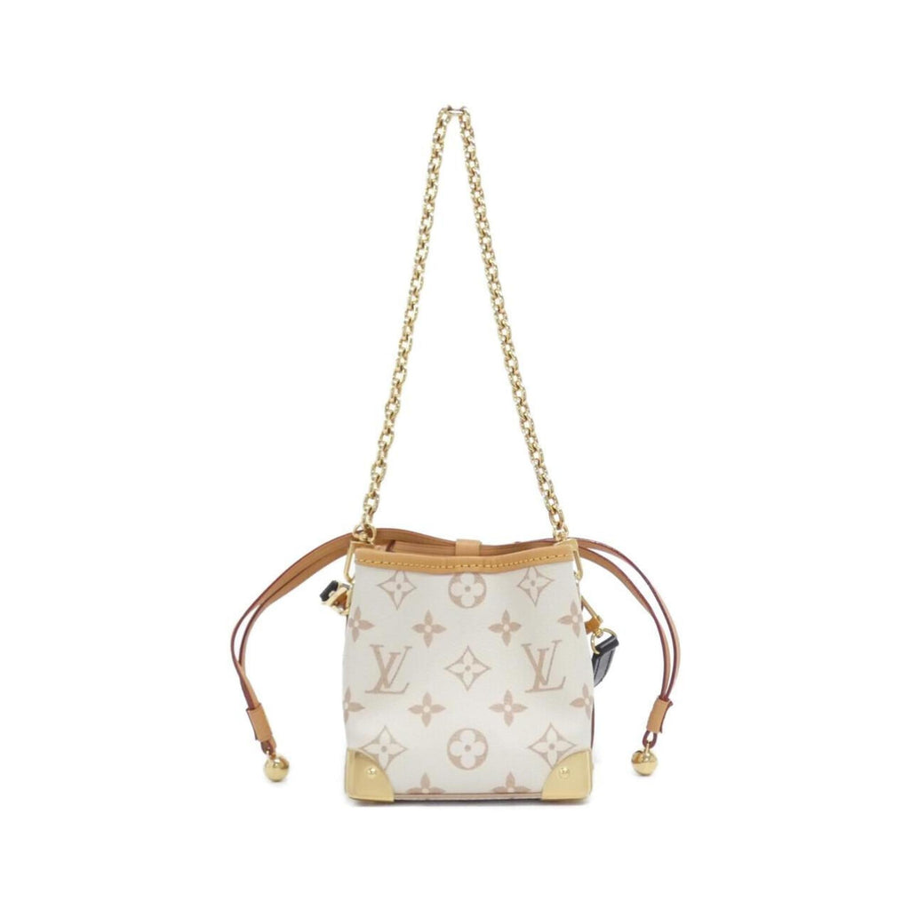 Louis Vuitton Beige Dune Coated Canvas Shoulder Bag (Pre-Owned)