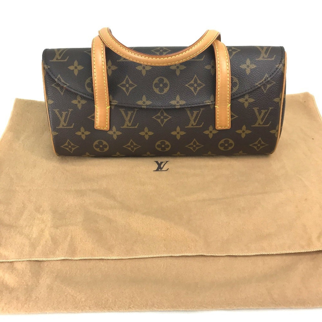 Louis Vuitton Monogram Brown Red Color Monogram Handbag (Pre-Owned)