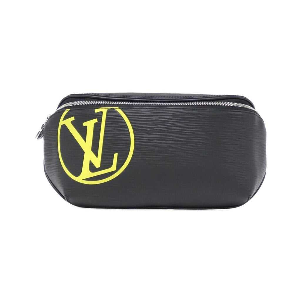 Louis Vuitton Black Leather Fanny Pack Shoulder Bag (Pre-Owned)