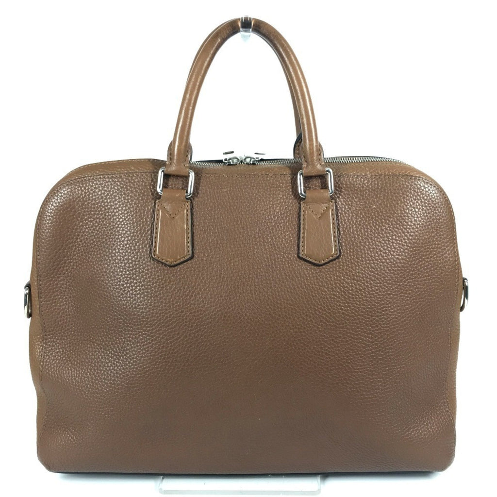 Louis Vuitton Brown Leather Briefcase Handbag Tote Bag (Pre-Owned)