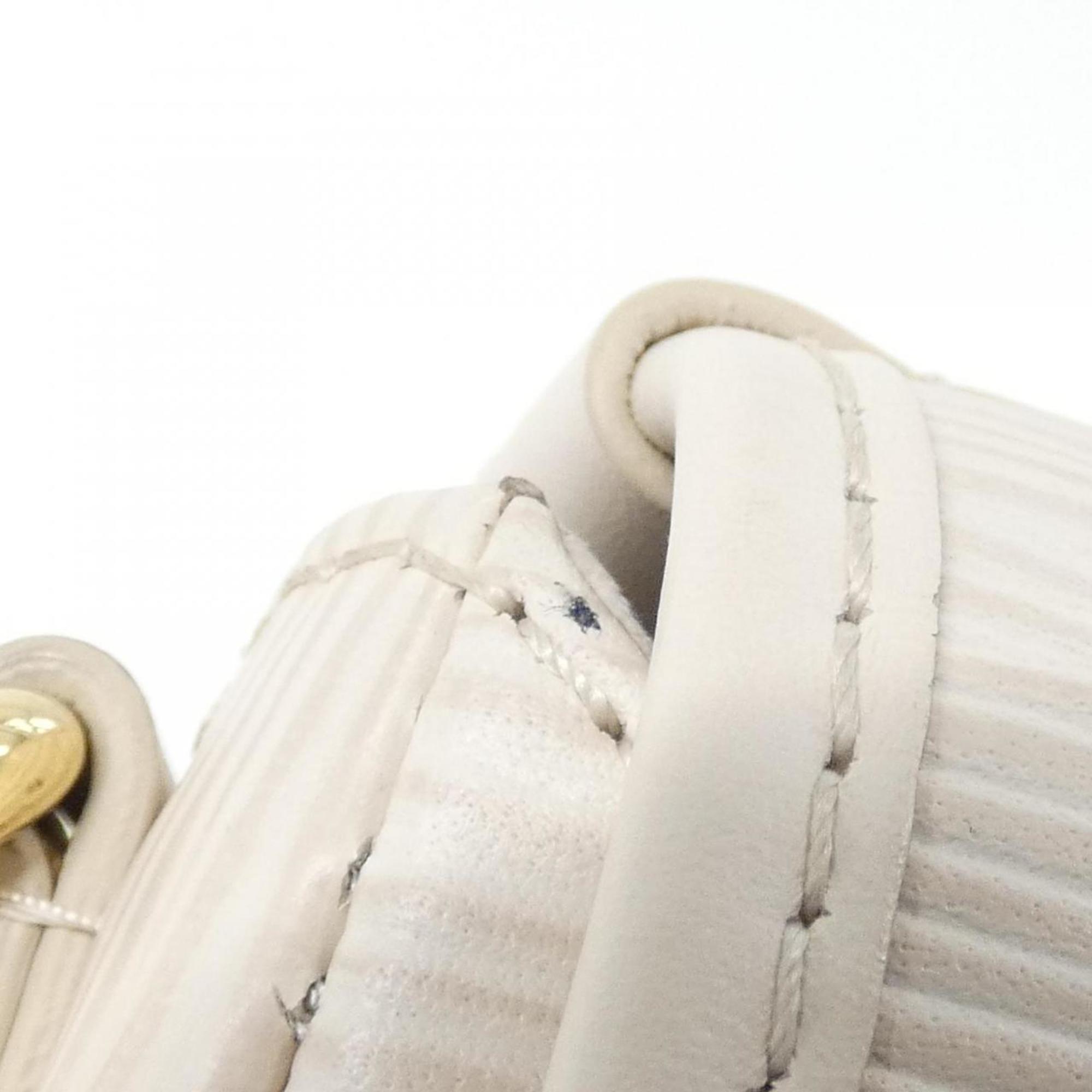 Louis Vuitton Beige Leather Shoulder Bag (Pre-Owned)