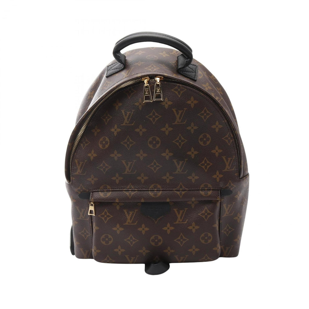 Louis Vuitton Brown Coated Canvas Leather Backpack (Pre-Owned)