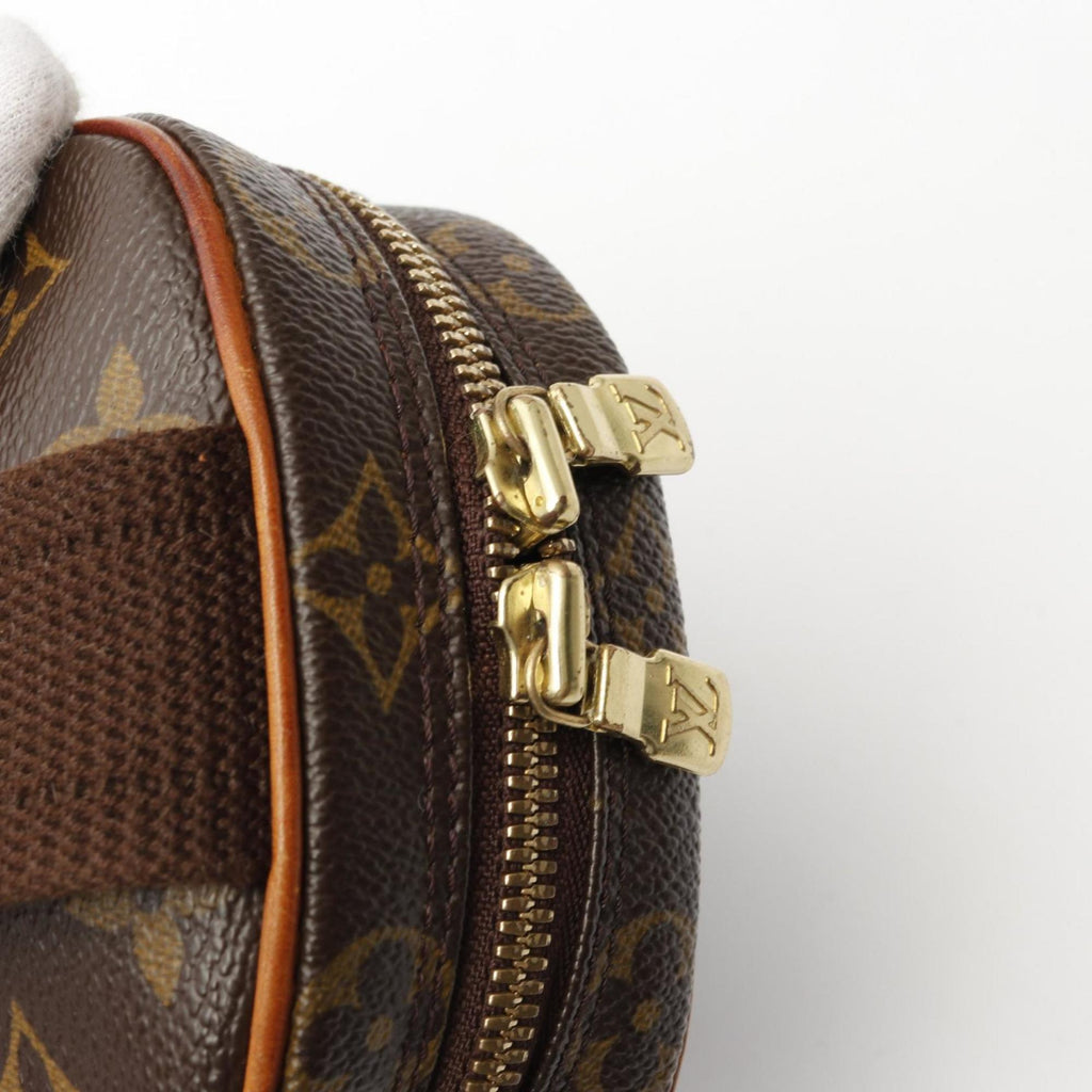 Louis Vuitton Brown Coated Canvas Leather Fanny Pack (Pre-Owned)