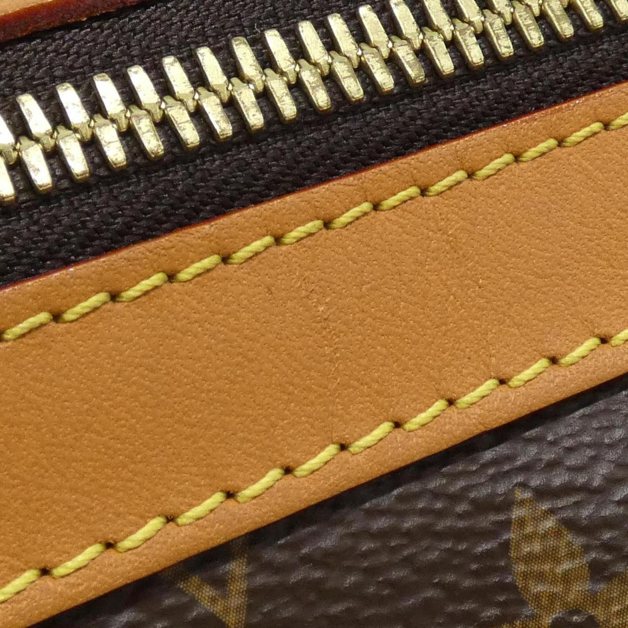 Louis Vuitton Brown Marron Coated Canvas Shoulder Bag (Pre-Owned)