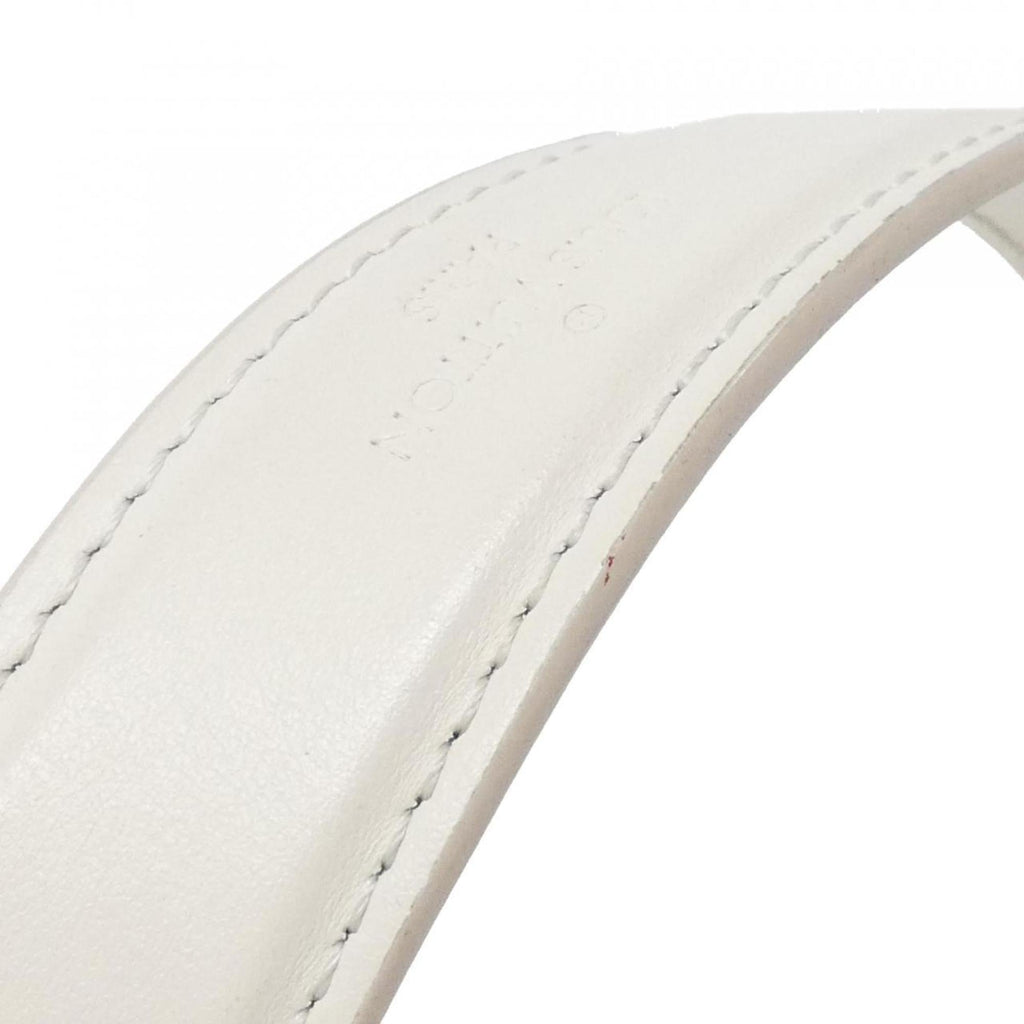 Louis Vuitton White Leather Shoulder Bag (Pre-Owned)