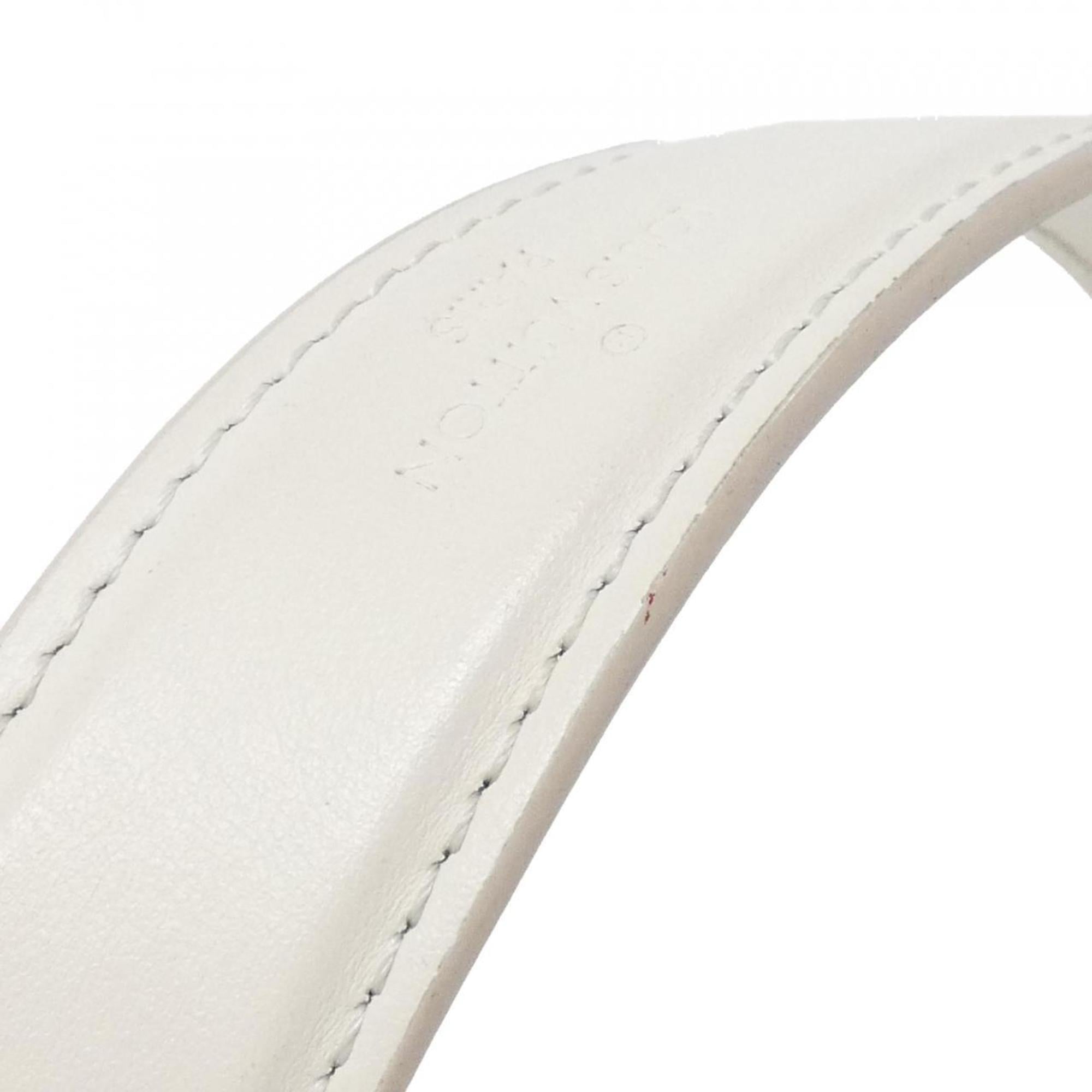 Louis Vuitton White Leather Shoulder Bag (Pre-Owned)