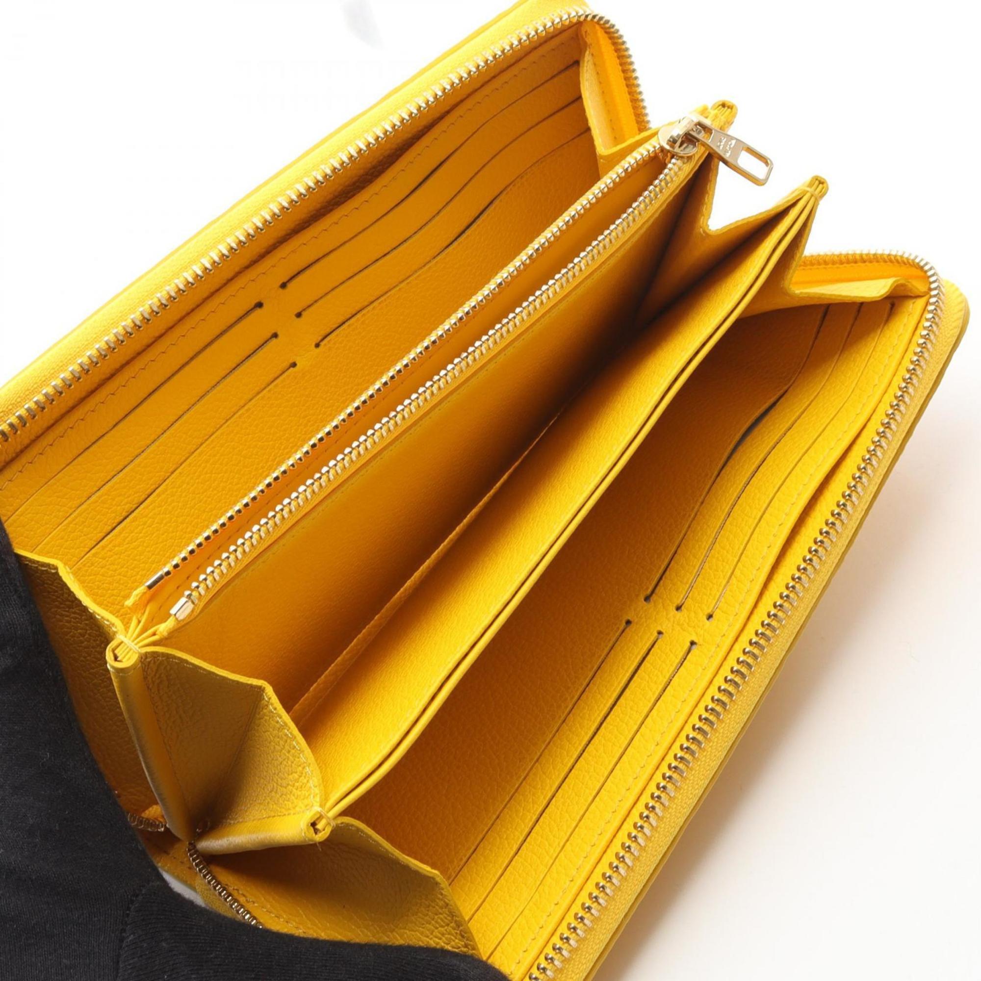 Louis Vuitton Monogram Empreinte Yellow Monogram Empreinte Long Wallet (Bi-Fold) (Pre-Owned)