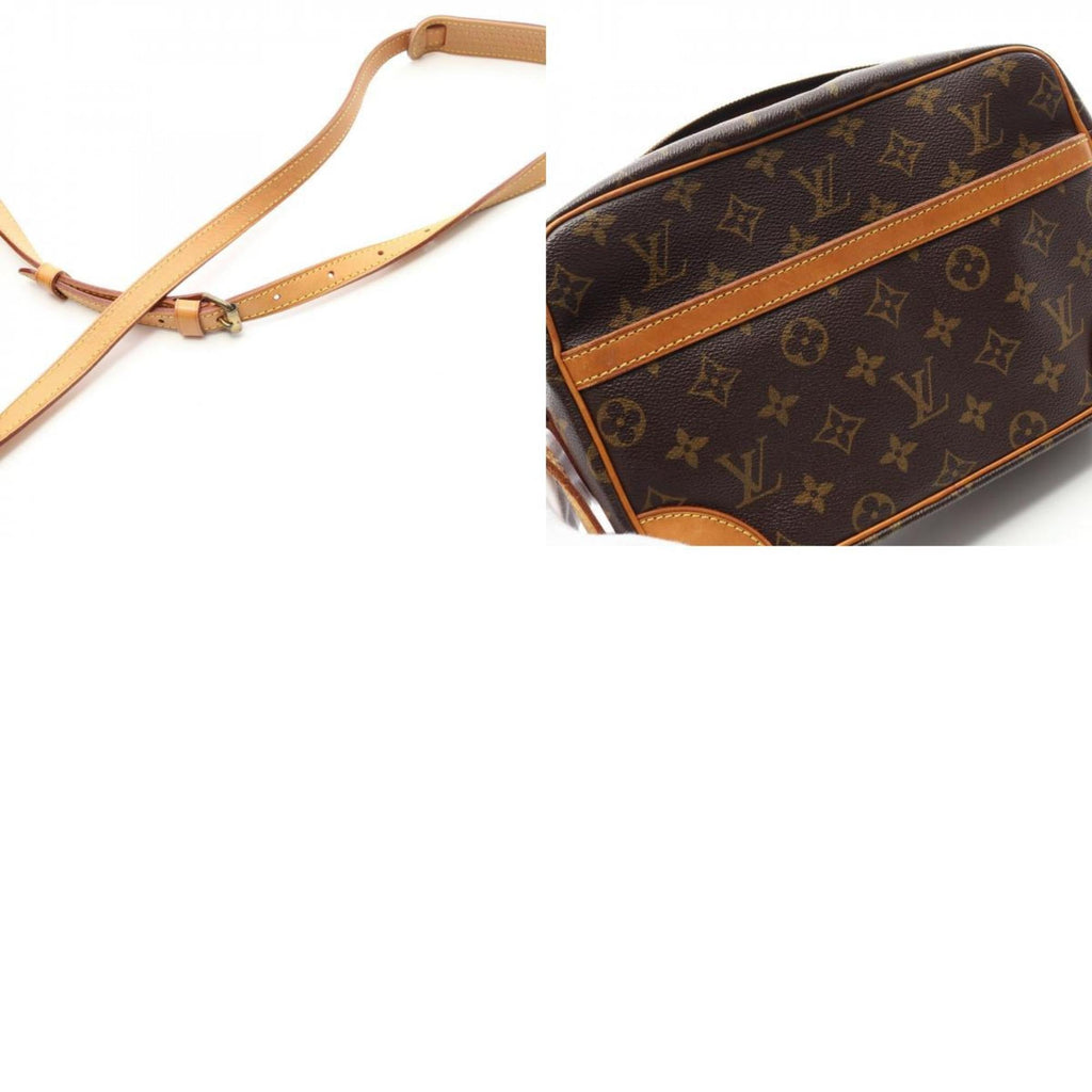 Louis Vuitton Brown Coated Canvas Shoulder Bag (Pre-Owned)