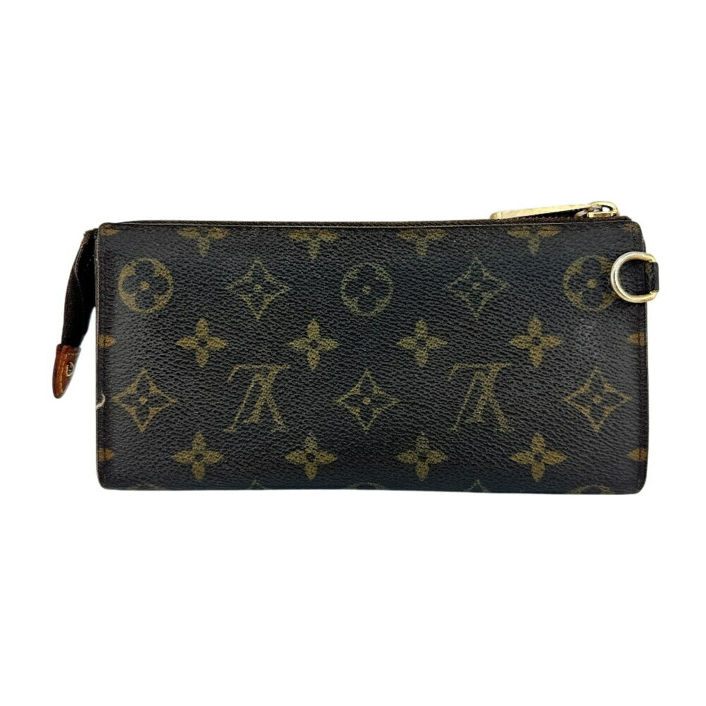 Louis Vuitton Brown Leather Coin Purse/Coin Case (Pre-Owned)