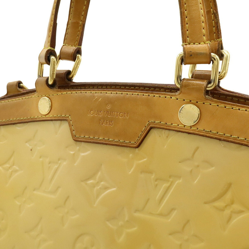 Louis Vuitton Beige Dune Monogram Vernis Handbag Shoulder Bag Tote Bag (Pre-Owned)