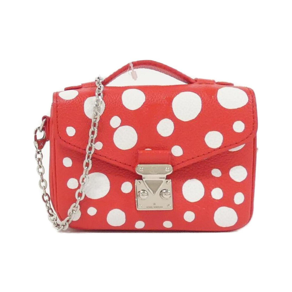 Louis Vuitton Rouge Leather Shoulder Bag (Pre-Owned)