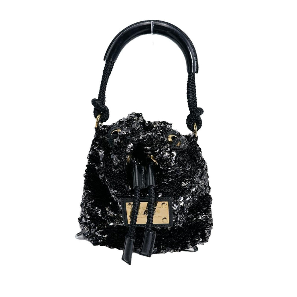 Louis Vuitton Black Spangles Handbag (Pre-Owned)