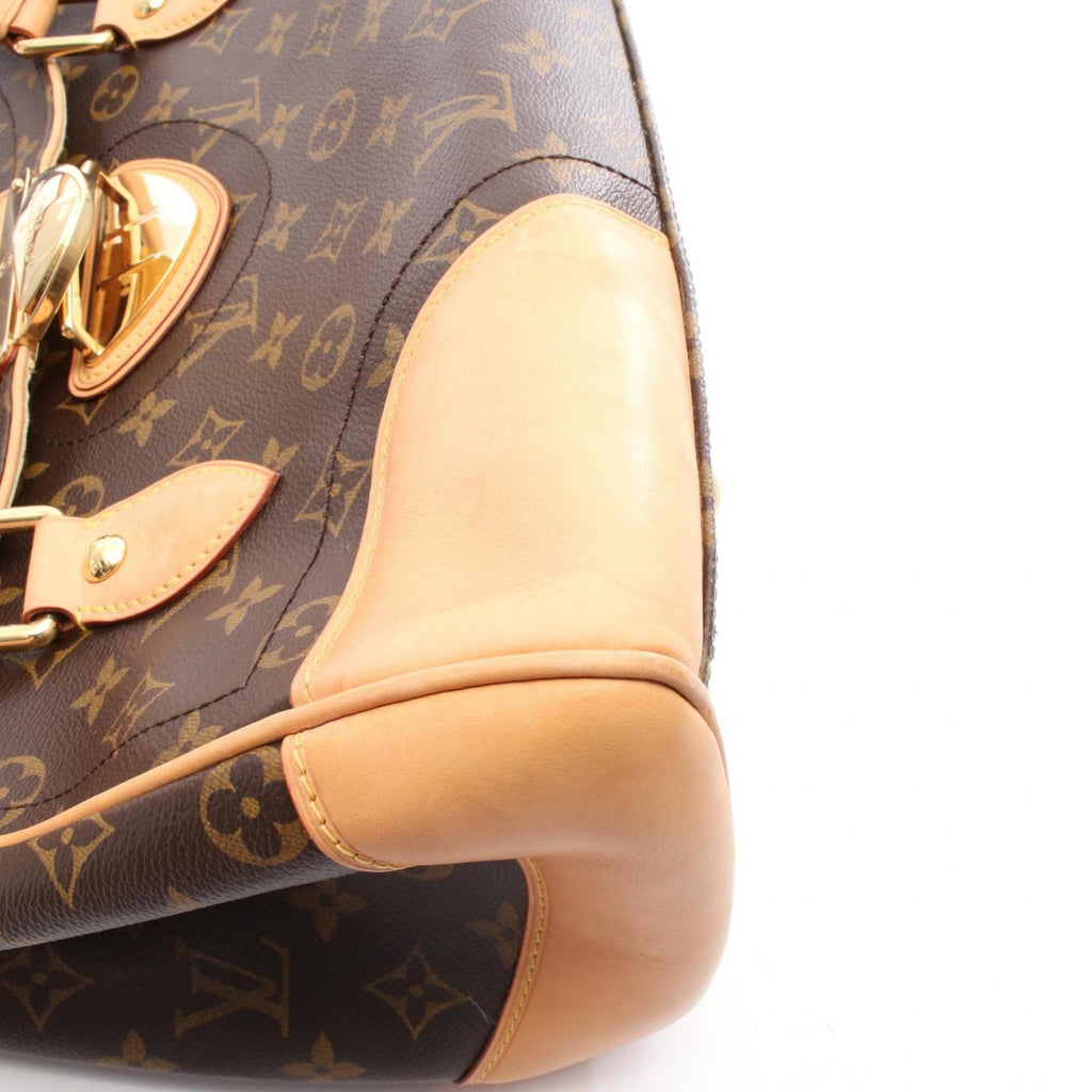 Louis Vuitton Brown Coated Canvas Leather Shoulder Bag (Pre-Owned)