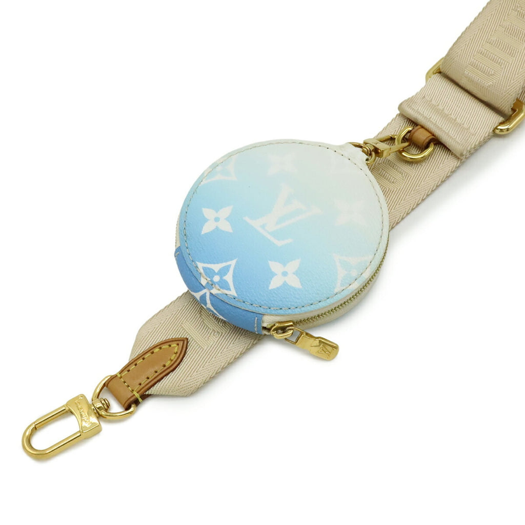 Louis Vuitton Blue Monogram Canvas Pochette Pouch Shoulder Bag (Pre-Owned)