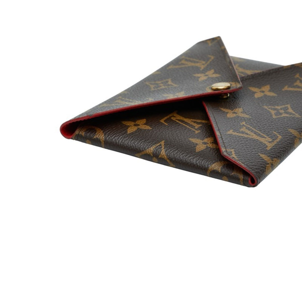 Louis Vuitton Monogram Brown Red Color Pvc Leather Pochette (Pre-Owned)