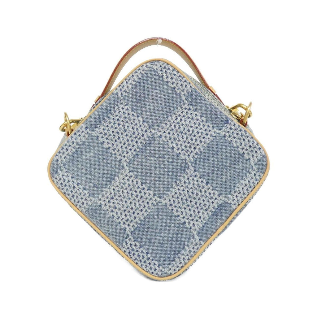 Louis Vuitton Blue Cotton Canvas Shoulder Bag (Pre-Owned)