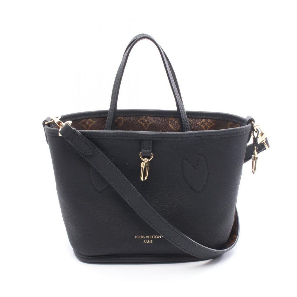 Louis Vuitton Black Brown Noir Coated Canvas Leather Tote Bag (Pre-Owned)